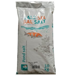 Teichsalz jodfrei Salz 10 kg Teich Koi Behandlung Aufsalzen